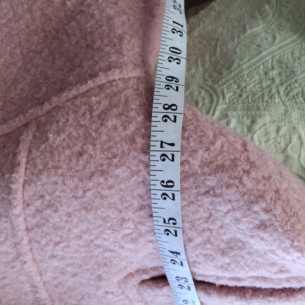 Topshop Pink Teddy Jacket with Hood M - Picture 9 of 11